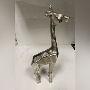 Aluminum Giraffe Art Deco Figurine 12” home decor